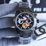 ROLEX Daytona Stainless Steel 7750 Movement Sapphire Glass Black Watch